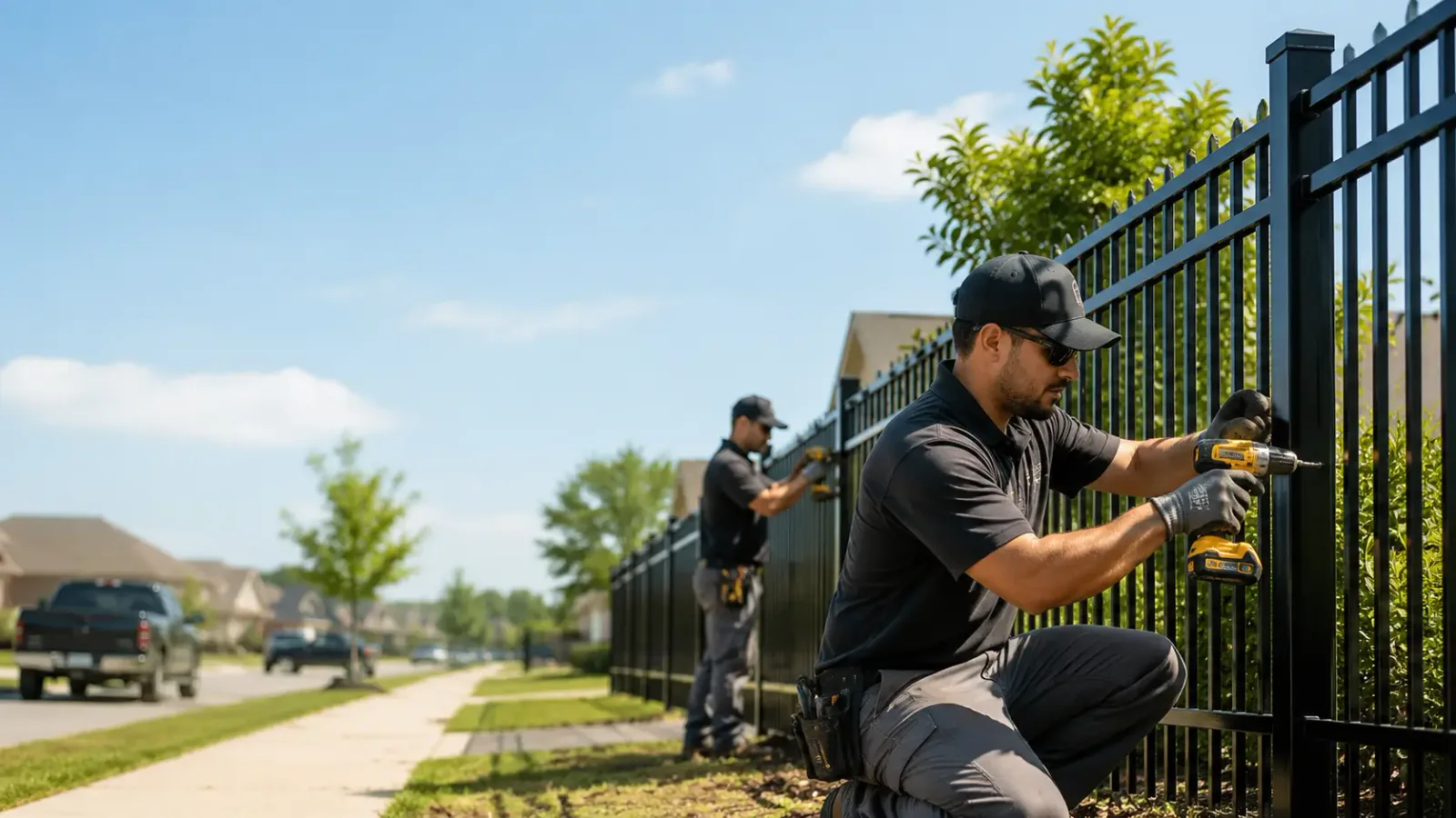 Metal Fence Installation in Vendor, AR